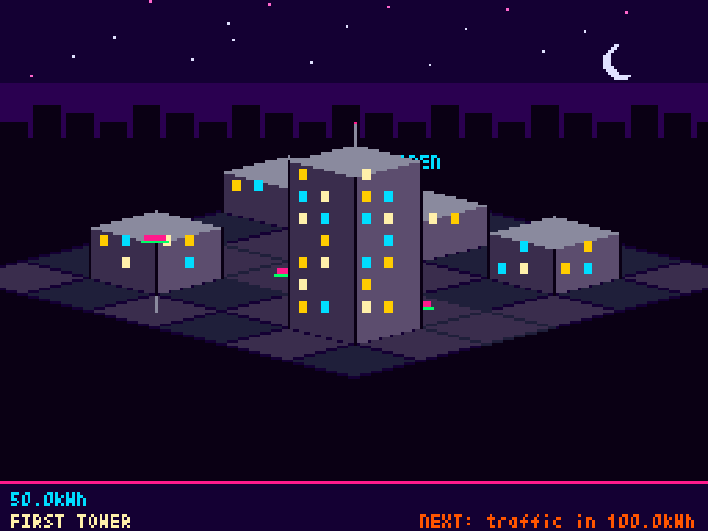 50 kWh — first tower